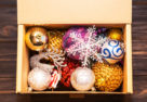 Boxed Christmas ornaments