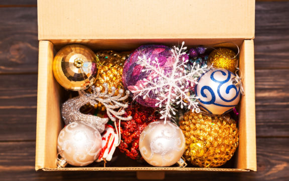 Boxed Christmas ornaments